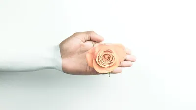 Фотка рук, держащих цветы: прекрасное изображение для фотоальбома