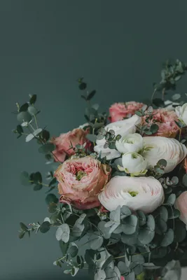 Букет для рака: пион, озотамнус и другие цветы по цене 6092 ₽ - купить в  RoseMarkt с доставкой по Санкт-Петербургу