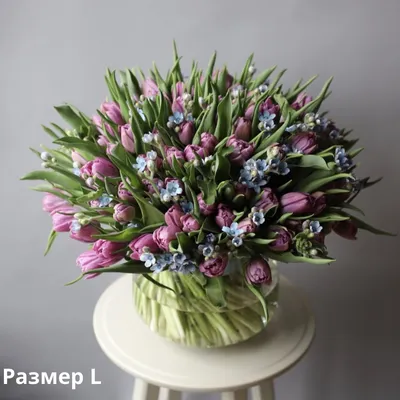 Белые тюльпаны №121 - 🌹 Цветы Новосибирск заказ: