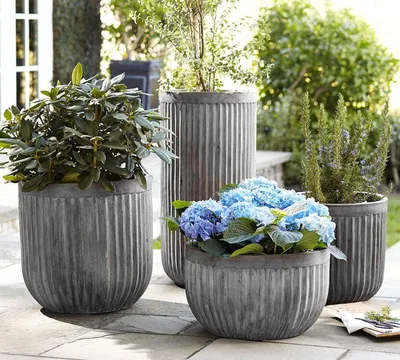 Flowerpot in the form of a flower for a garden - YouTube