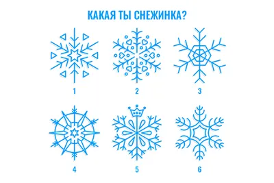 Какая ты снежинка?