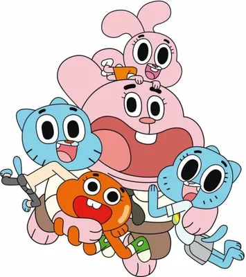 Удивительный мир Гамбола | The Amazing World of Gumball - «Чудесный мультик  с отличным стилем. Больше для взрослых, чем для детей.» | отзывы