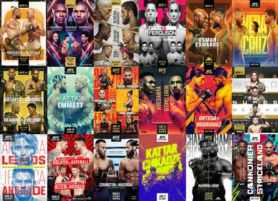 Photos: UFC event posters of 2023