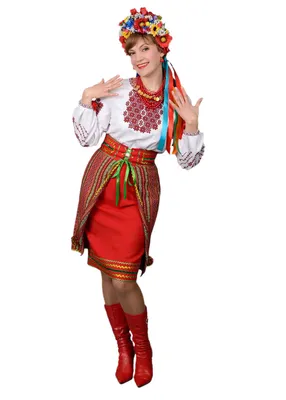 Украинский национальный костюм взрослый, 480108, размеры S, M, L, XL, 2XL |  Сравнить цены на ELKA.UA
