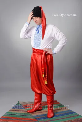 Украинский мужской костюм с вышиванкой №3 (44-60р.) купить недорого от  украинского производителя вышиванок и национальных костюмов в  интернет-магазине ❰❰FOLK STYLE❱❱