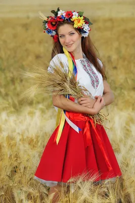 Украинский национальный костюм для девочки №11 - Гамаюн