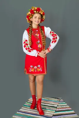 Украинский национальный женский костюм №64 - Гамаюн