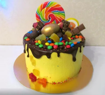 Декор детских тортов в домашних условиях | Десерты, Торт, Детский торт