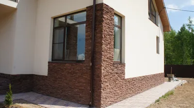 Дизайн фасадов одноэтажного дома в Минской области