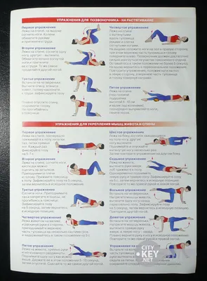Отзыв о Лечебная гимнастика для позвоночника | На растяжку и на укрепление  мышц спины и шеи с картинками
