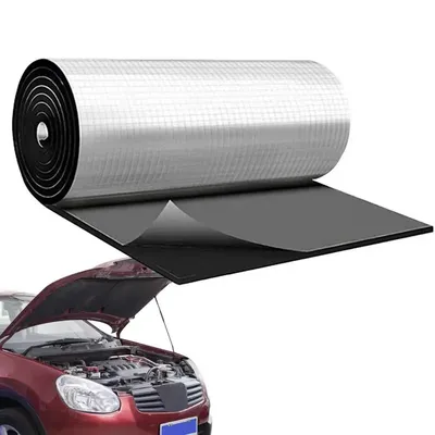 Шумоизоляция для капота автомобиля, самоклеящееся амортизирующее устройство  для крыши автомобиля | AliExpress