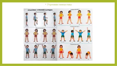 Игры и пособия : Плакат “Будь здоров” - Гимнастические упражнения - Спортана