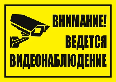 Табличка \"Внимание! Ведется видеонаблюдение\" 21х30 см. А4, 21 см, 30 см -  купить в интернет-магазине OZON по выгодной цене (304550365)