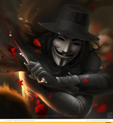 Купить постер (плакат) V for Vendetta для интерьера (артикул 115877)