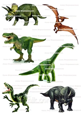 Вафельная картинка Динозавры (ID#157793495), цена: 5.50 руб., купить на  Deal.by