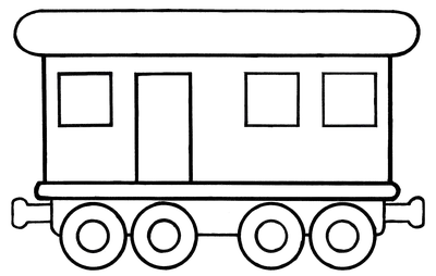 Вагон рисунок для детей - 58 фото