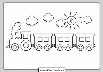 Вагон детский рисунок (28 фото) » Рисунки для срисовки и не только