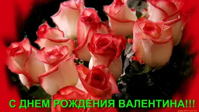 Открытки \"С Днем Рождения, Валя, Валентина!\" (108 шт.)