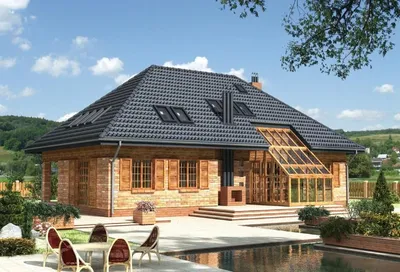 Двухэтажный дом с вальмовой крышей проекты из бруса