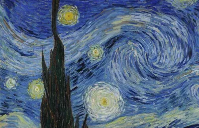 Копия картины Ван Гога \"Звездная ночь над Роной\" (копия Анджея Влодарчика)  60x90 VG210802 купить в Москве