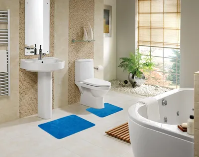 Дизайн ванной комнаты на даче фото » Картинки и фотографии дизайна квартир,  домов, коттеджей