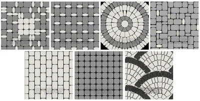 Как создать красивые мозаики с помощью укладки тротуарной плитки кирпичик на вашем участке