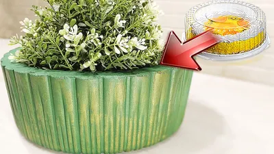 DIY: Кашпо для цветов своими руками - как сделать кашпо для сада из  оставшейся плитки - инструкция, фото | Houzz Россия