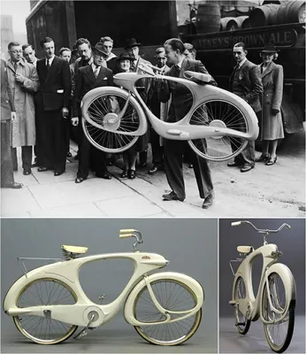 Велосипед будущего! 1946 | Пикабу