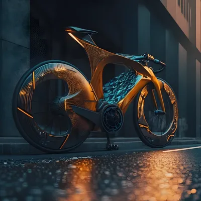 Велосипед будущего рисунки - 83 фото