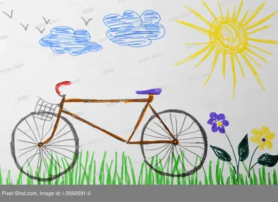 Раскраска велосипед рисунок. велосипед рисунок раскраска. Раскраски для  развития.