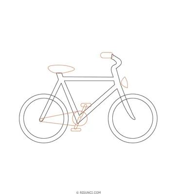 Велосипед картинки нарисованные фото