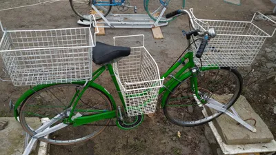 Велосипед с текстурой дерева в …» — создано в Шедевруме