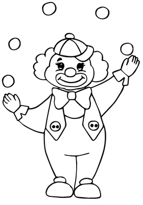 Фотография клоуна, украшенного воздушными шарами