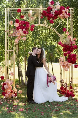 Весільная арка своїми руками: фото идеи для свадебного декора