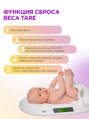 Welleya Весы для новорожденных детей профессиональные точные детские