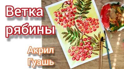 Раскраска Ветка рябины 🖍. Раскрашиваем любимыми цветами бесплатно и с  улыбкой 👍