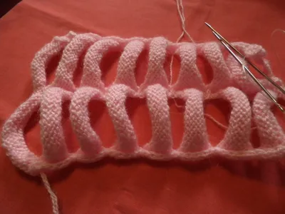 Knitted booties on two straight needles for beginners - YouTube