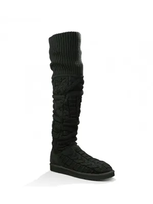 UGG Australia Argyle Knit Black вязаные угги купить |угги вязаные| купить  вязаные летние угги | UGG