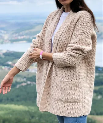 Cardigan Number 2 pattern by Nadegda Osipova | Женские свитера, Выкройка  кардигана, Вязаный крючком свитер