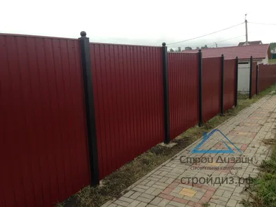 Купить комбинированный забор в Санкт-Петербурге. Недорогие комбинированные  заборы с установкой.