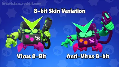 Virus 8-Bit Brawl Stars 3d Printed T Shirt | Brawl Stars Store