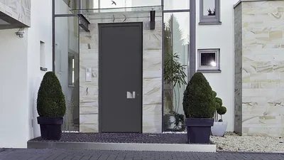 403C «Серебро» - проект двухэтажного дома, вход через террасу с южных  направлений: цена | Купить готовый проект с фото и планировкой