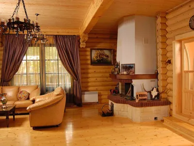 Внутренняя отделка деревянного дома 6 на 8 имитацией бруса | Центр  Домостроения