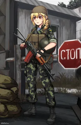 erica (naze1940) :: Anime Artist (Аниме арт, Аниме-арт) :: Anime (RDR,  Reshotka Democratic Republic) :: девушка с оружием :: милитари :: Военные  тян :: Nazi1940_Erica :: artist :: фэндомы / картинки, гифки, прикольные  комиксы, интересные статьи по теме.