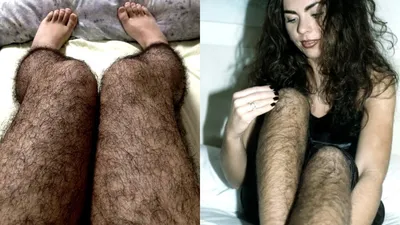 Girls with hairy legs are fashionable today !? - YouTube