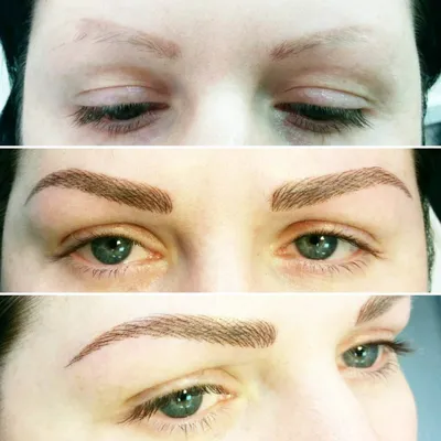 До и после: как изменить свой внешний вид с помощью волоскового татуажа бровей