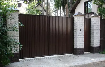 Откатные ворота DoorHan с калиткой 1500x3300 для дачи – купить в  Санкт-Петербурге по выгодной цене от производителя