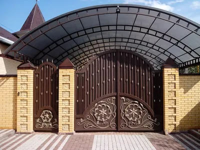 Купить ворота для дачи: распашные, раздвижные, откатные в Симферополе -  Правильные ворота