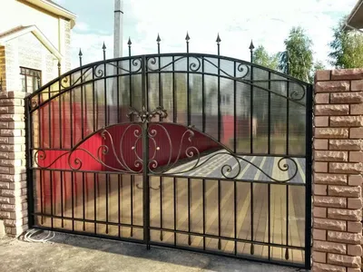 Откатные ворота для дачи из профнастила зеленого цвета Дорхан: купить в  Москве, цена на сайте Ворота-24