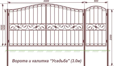 Ворота для дачи под ключ в Москве, цены на ворота и калитки от  производителя - Good Zabor